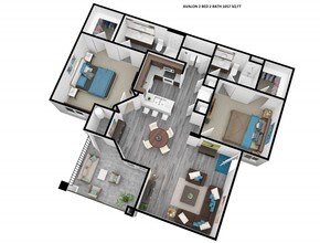 Zinc 2x2 U-21205 floor plan
